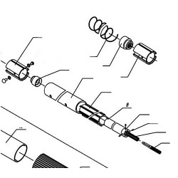 Damping Shaft for Pruners AMA PP-26-430 - PP-33.430