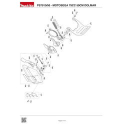 Dolmar Spare Parts for Engine Chainsaw PS7910/50