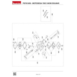 Dolmar Spare Parts for Engine Chainsaw PS7910/50