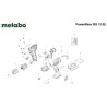 Metabo Spare Parts for Cordless Drill PowerMaxx BS 12 BL