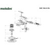 Metabo Spare Parts for Electric Rotorbital Sander SXE 150-2.5 BL