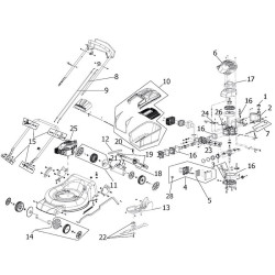 Valex Spare Parts for Self-Propelled Lawnmower TST4635