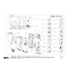 Ricambi Originali Lavor per Idropulitrice GALAXY 160 - 80860076C
