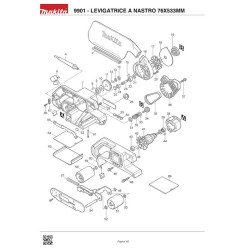 Makita Spare Parts for Belt Sander 9901