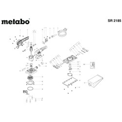 Metabo Spare Parts for Orbital Sander SR 2185