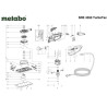 Ricambi Metabo per Levigatrice Orbitale SRE 4350 TurboTec