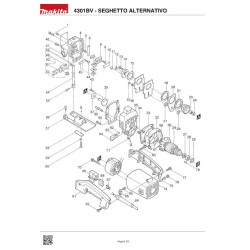 Ricambi Makita per Seghetto Alternativo 4301BV