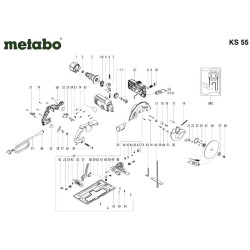 Ricambi Metabo per Sega Circolare Elettrica KS 55