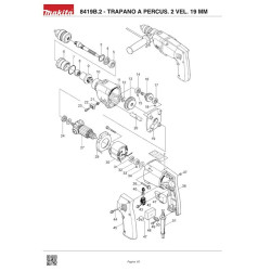 Makita Spare Parts for Percussion Drill 8419B.2