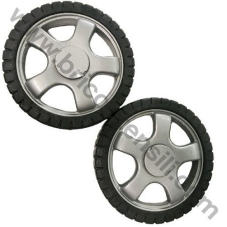 Kit 221 Wheel + Starlock for Pressure Washer Lavor BEST 24