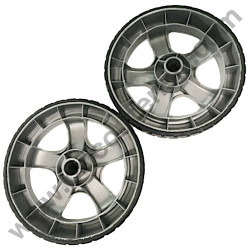 Kit 221 Wheel + Starlock for Pressure Washer Lavor BEST 24 - 1