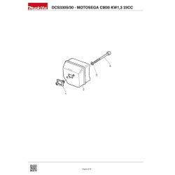 Ricambi Makita per Motosega a Scoppio DCS330S/30