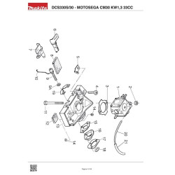 Ricambi Makita per Motosega a Scoppio DCS330S/30