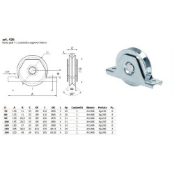 Wheel for Sliding Gates 426/80