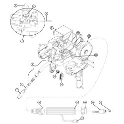 Telwin Spare Parts for Torch Spool Gun M6 - Diagram