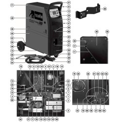 Telwin Spare Parts for Welding Inverter Electromig 300 Synergic 400V
