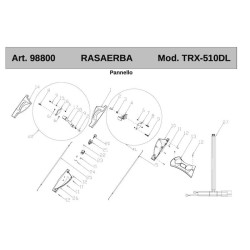 Ama Spare Parts for Petrol Self-Propelled Lawnmower TRX-510DL