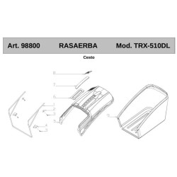 Ricambi Ama per Rasaerba a Scoppio a Trazione TRX-510DL