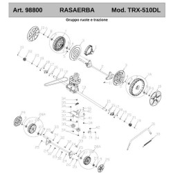 Ricambi Ama per Rasaerba a Scoppio a Trazione TRX-510DL
