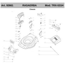 Ama Spare Parts for Petrol Self-Propelled Lawnmower TRX-531H