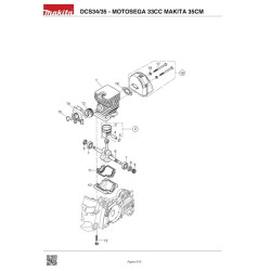 Ricambi Makita per Motosega a Scoppio DCS34/35