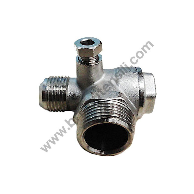Check Valve MM 1/2"x3/8"- SX for Air Compressor Fiac-B&D-Michelin