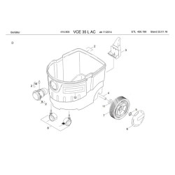 Flex Spare Parts for Safety Vacuum Cleaner VCE 35 L AC