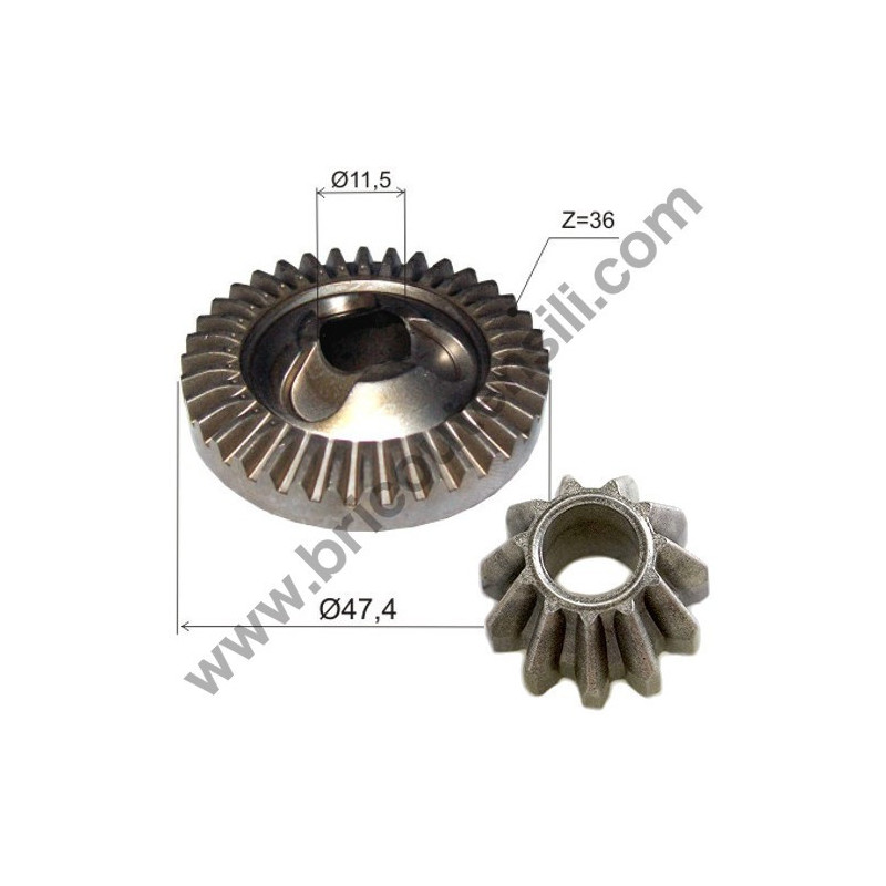 Crown Gear + Bevel Gear for Angle Grinders Bosch PWS6/7-115