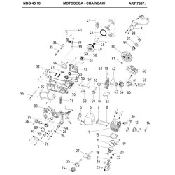 Ricambi Ama per Motosega NBG 45.18