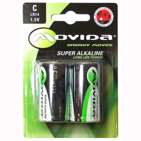 Alkaline Batteries 1/2 Torch Movida