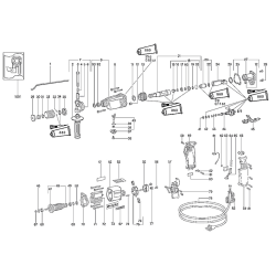 Metabo Spare Parts for Rotary Hammer BH E 6024 S - R+L