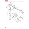 Makita Spare Parts for Angle Grinder 9016B