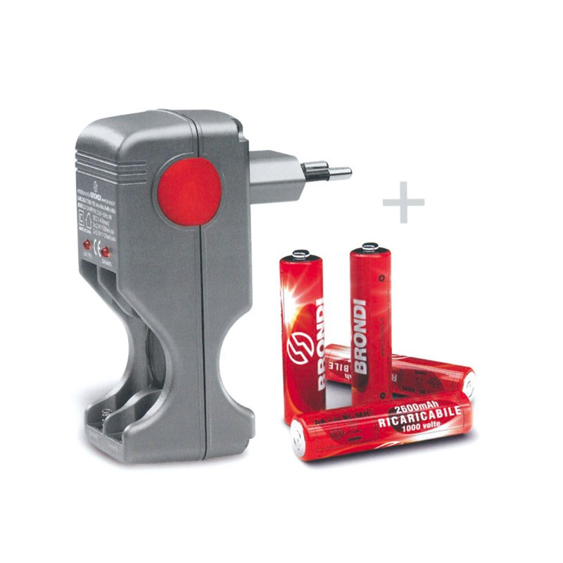 Battery Charger Stylus/Mini Stylus  Brondi with Batteries Included