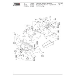 Femi Spare Parts for Mitre Saw TR300-TR300 Alu-8436120-8436220