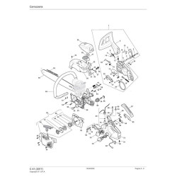 Ricambi Alpina per Motosega C 41 (2017) 204016010/13P