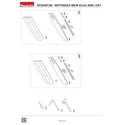Ricambi Makita per Motosega a Scoppio DCS4301/45