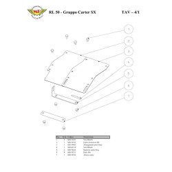 Ricambi Meccanica Benassi per Motozappatrice RL 50