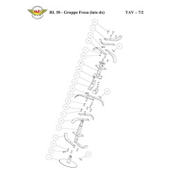 Meccanica Benassi Spare Parts for Motorhoe RL 50