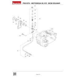 Dolmar Spare Parts for Chainsaw 30,1CC 25CM PS310TH