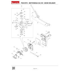 Dolmar Spare Parts for Chainsaw 30,1CC 25CM PS310TH