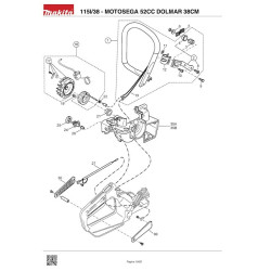 Ricambi Dolmar per Motosega a Scoppio 115I/38