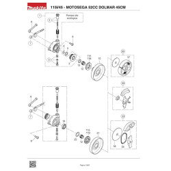 Ricambi Dolmar per Motosega a Scoppio 115I/38