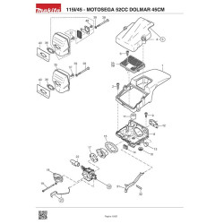 Ricambi Dolmar per Motosega a Scoppio 115I/38