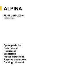Alpina Spare Parts for Lawn Mower FL 51 LSH