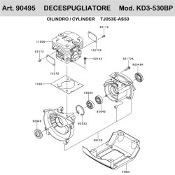 Ricambi Ama per Decespugliatore AG 260 TR–AG2 265