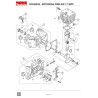 Makita Spare Parts for Chainsaw DCS400/35