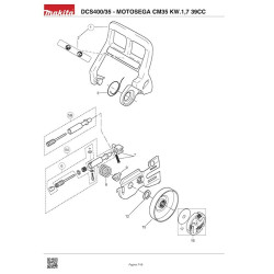 Ricambi Makita per Motosega DCS400/35