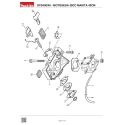 Makita Spare Parts for Chainsaw DCS400/40