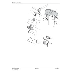 Alpina Spare Parts for Brushcutter BC 35 S