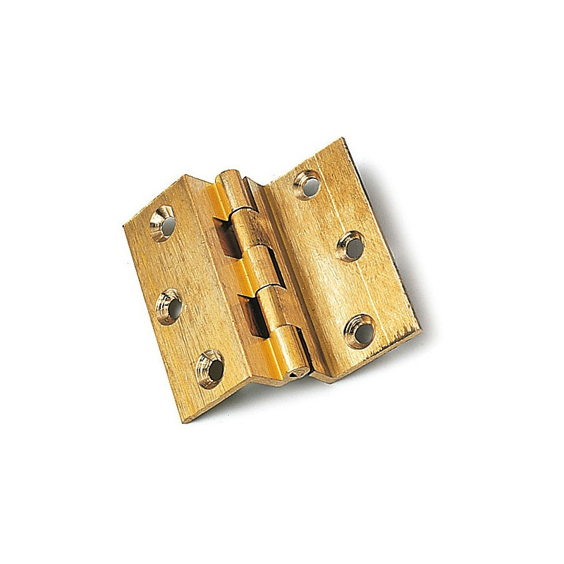 Hinge Brass high knee 60x50